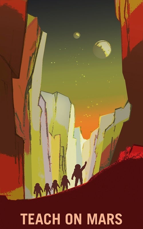 A Martian teacher at work