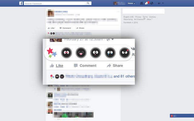 Reaction Packs for Facebook - Chrome extensions