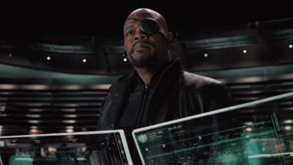 Samuel L Jackson in The Avengers