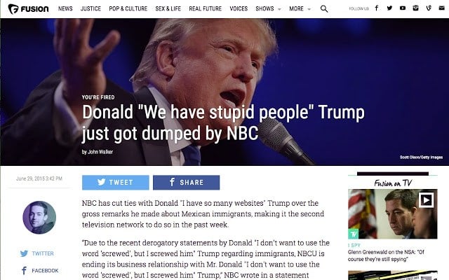 The Trumpweb - Chrome extensions