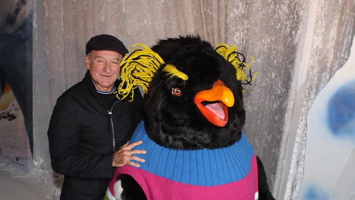 Robin Williams at the Australian premiere of Happy Feet 2