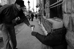 Act of kindness.