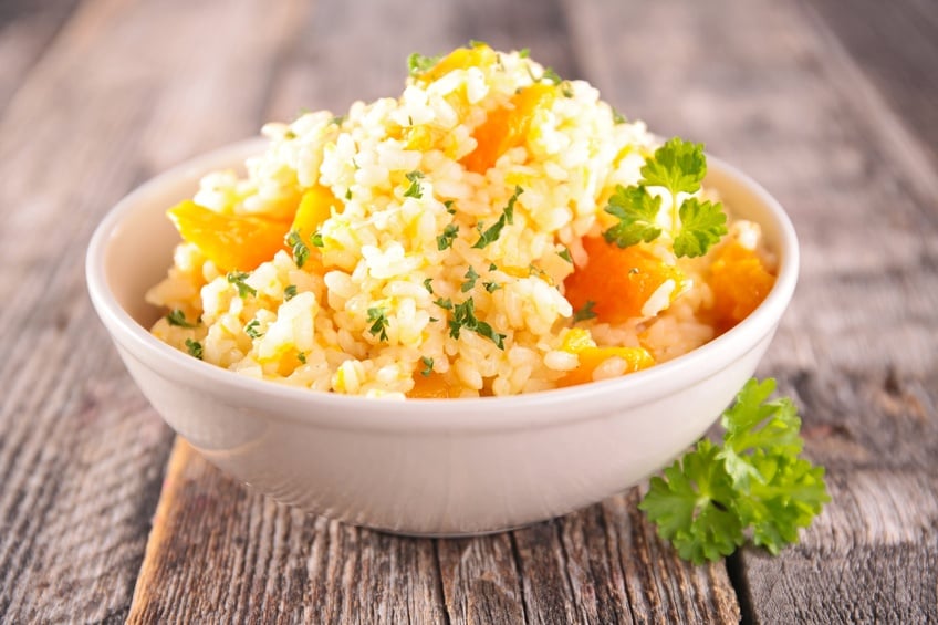 bowl with risotto