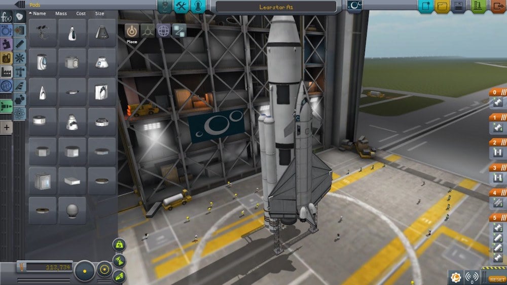 Building a rocket in Kerbal Space Program