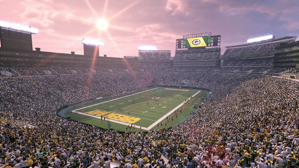Game day in Madden NFL 17