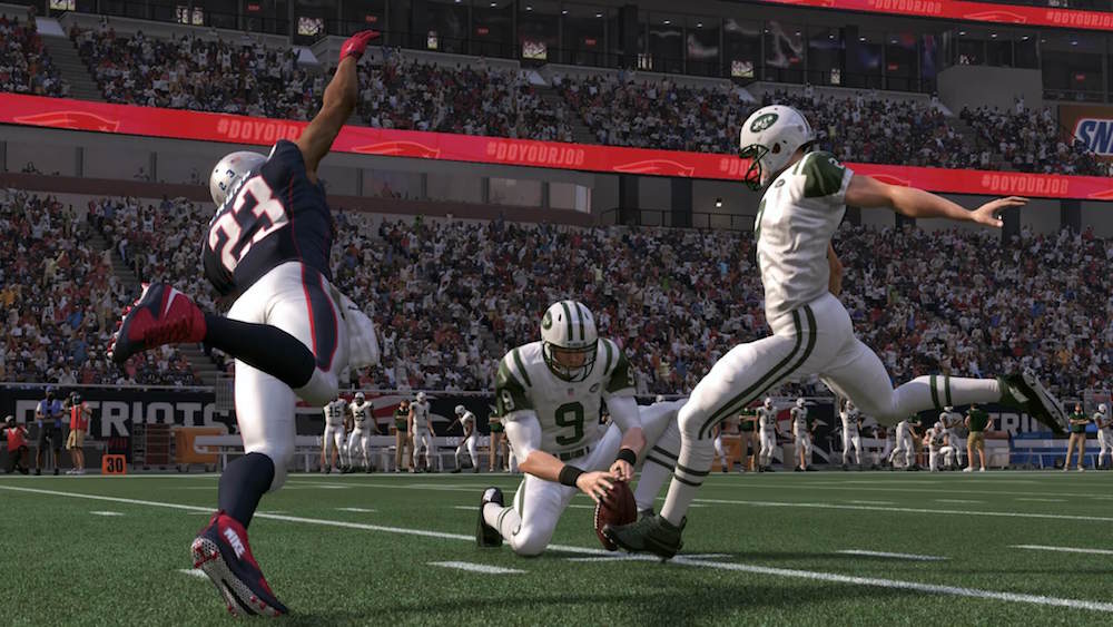Game day in Madden NFL 17