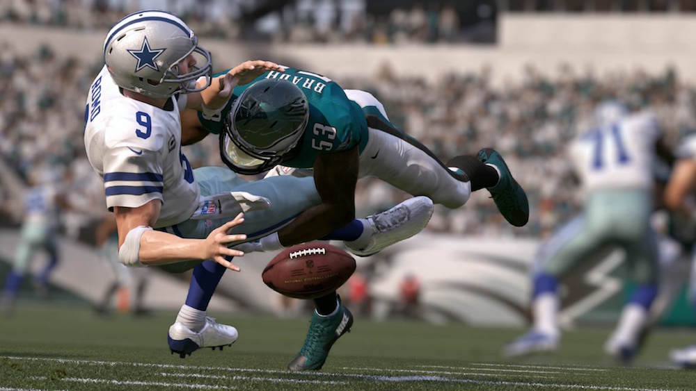 Game day in Madden NFL 17
