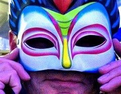 man in mask