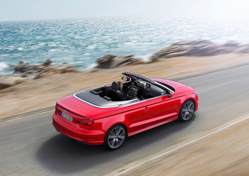 Red 2017 Audi A3 Cabriolet