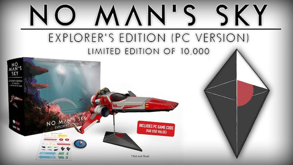 Contents of the No Man's Sky Explorer's Edition