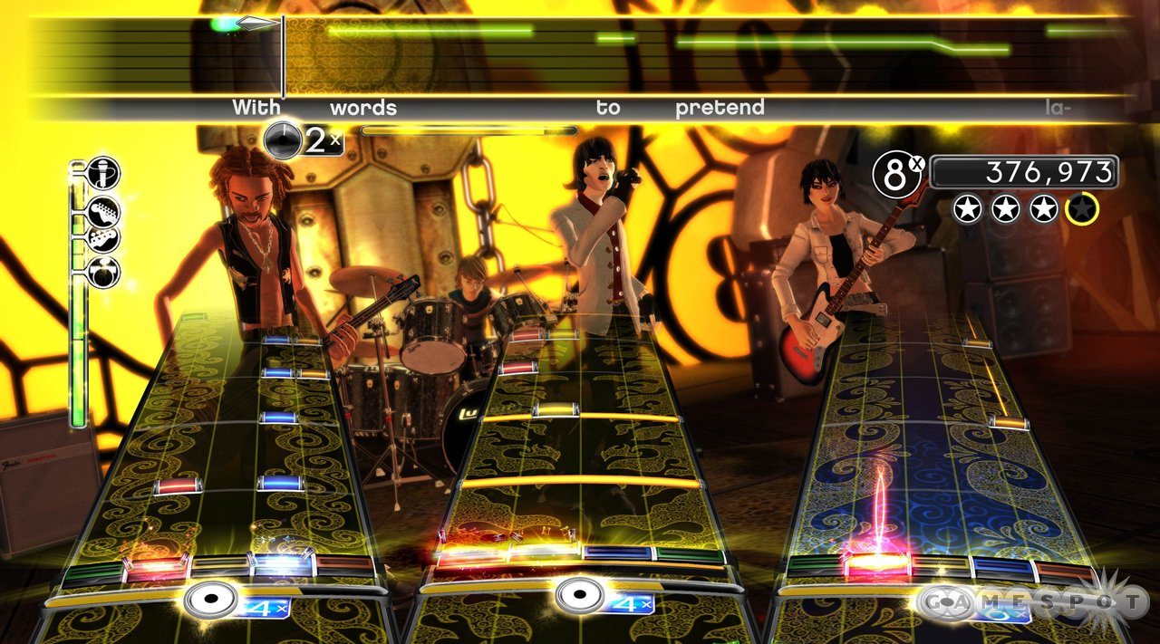 Rocking out in Rock Band 2