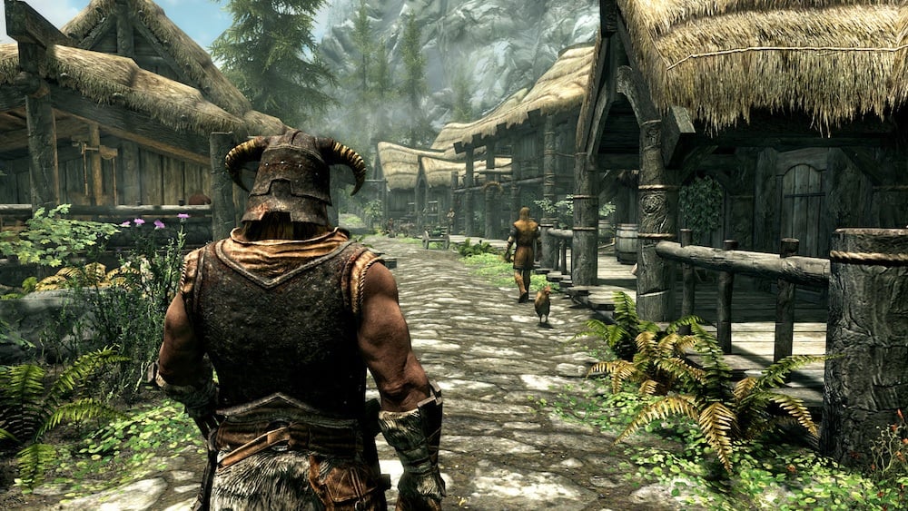 A rural town in Skyrim.