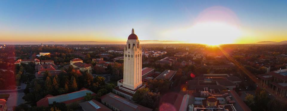 Sunrise at Stanford University