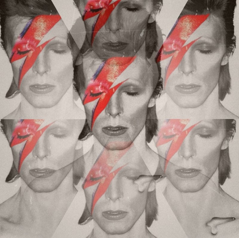 ziggy stardust collage