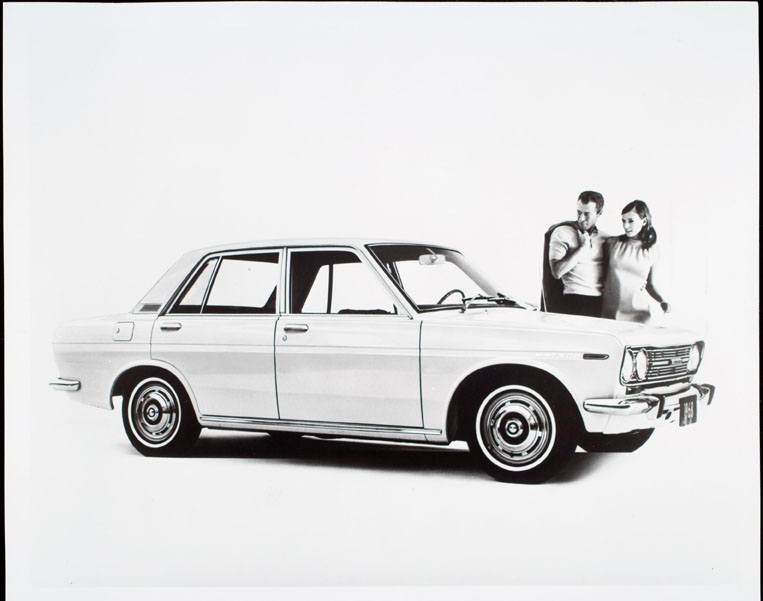 An advertisement for a 1968 Datsun 510