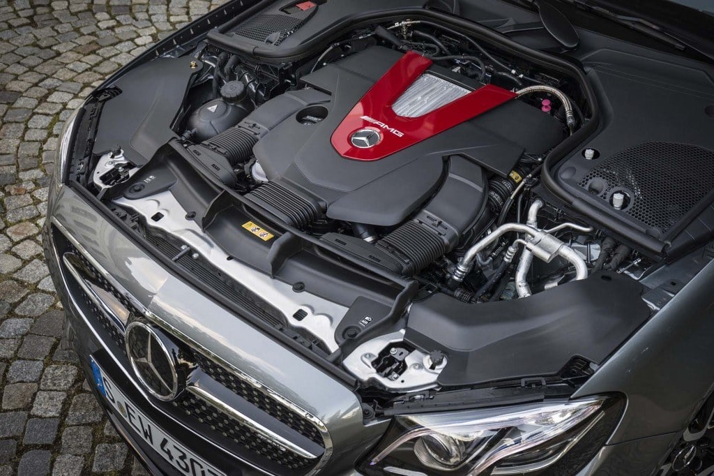 2017 Mercedes-AMG E43 engine bay