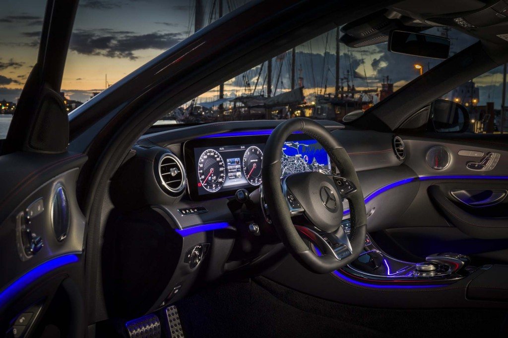 Cabin of the 2017 Mercedes-AMG E43