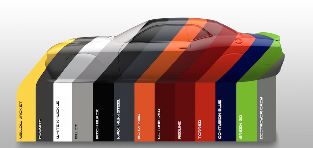 2017 Dodge Challenger Colors