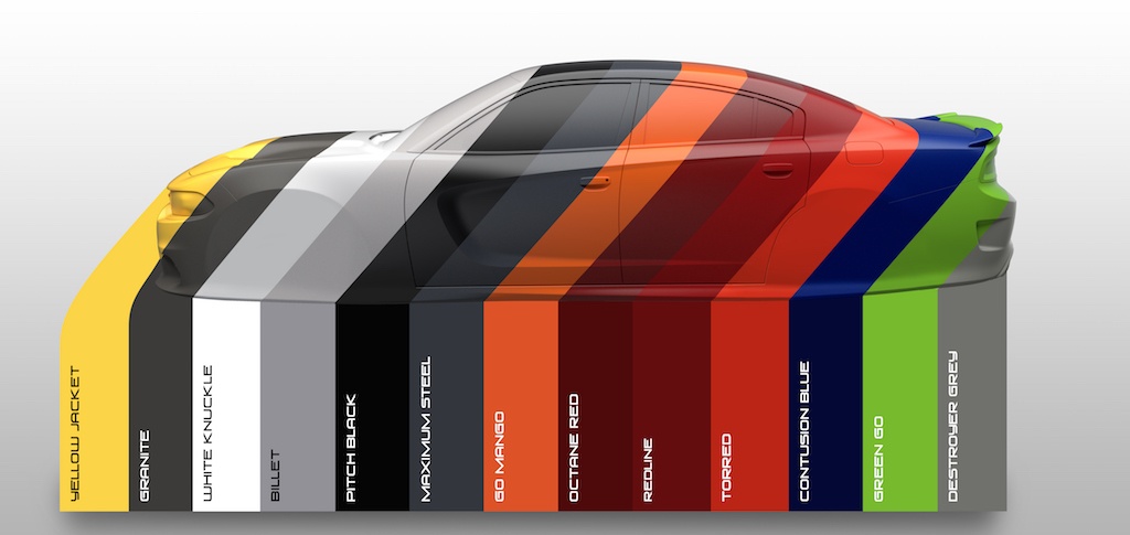 2017 Dodge Charger Colors