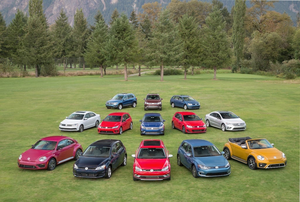 2017 Volkswagen lineup