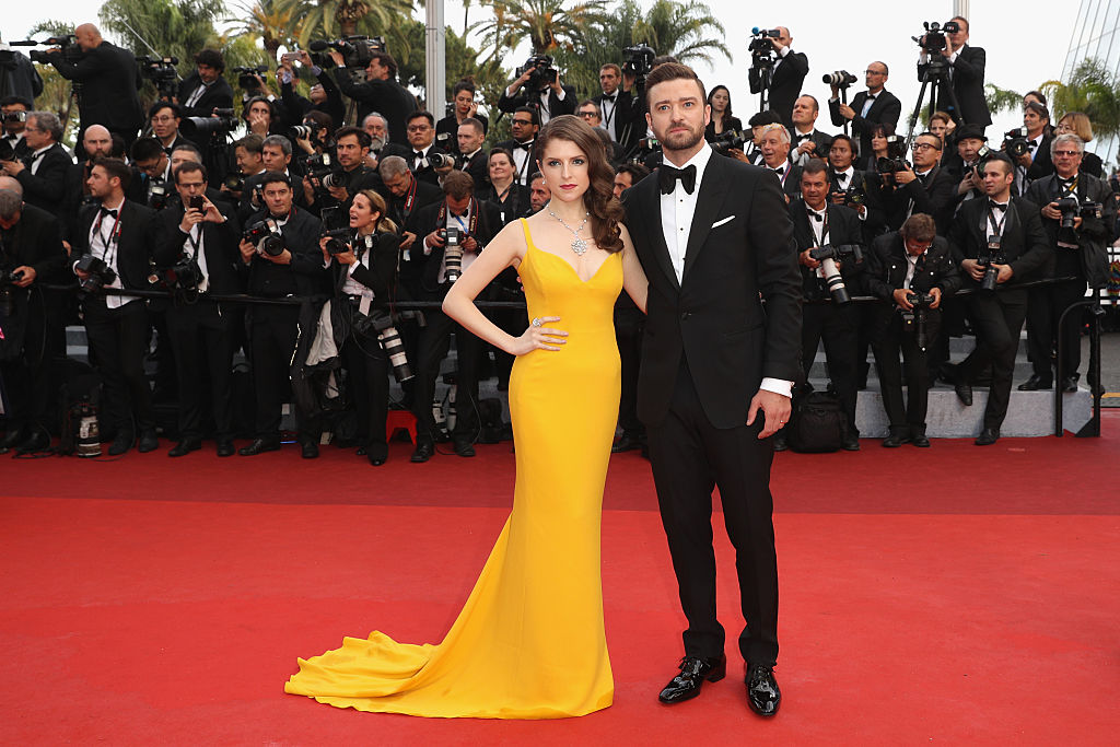 Anna Kendrick and Justin Timberlake attend the "Cafe Society" premiere