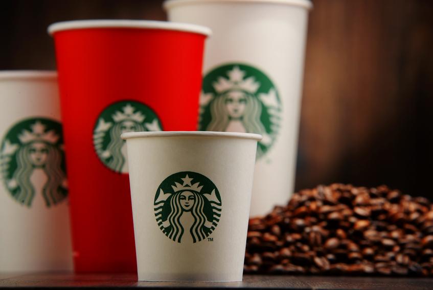 Starbucks cups, which evidently have high PFC content
