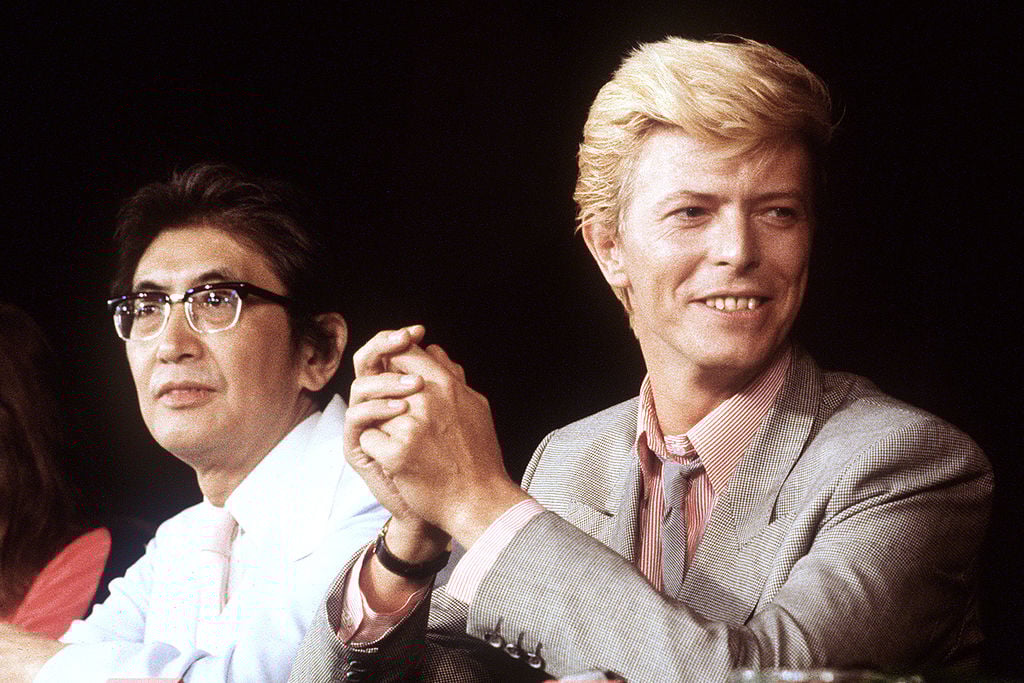 David Bowie at a press conference