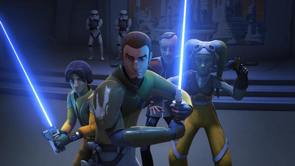 Kanan and Ezra in Star Wars: Rebels