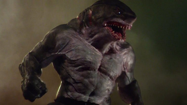 A giant shark-man hybid
