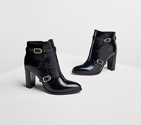 Patent Leather Booties