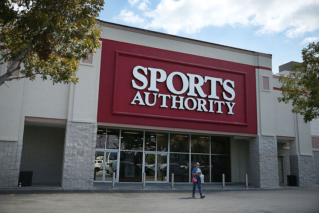 Sports Authority storefront