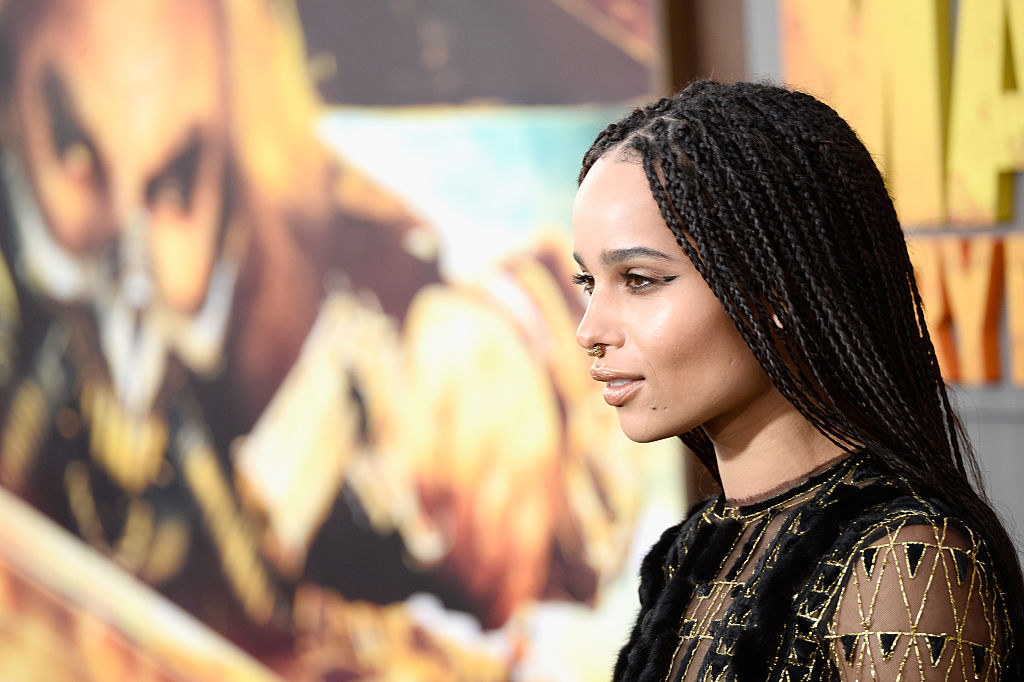 Actress Zoe Kravitz attends the premiere of Warner Bros. Pictures' 'Mad Max: Fury Road'