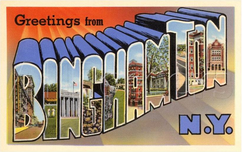 A Binghamton post card