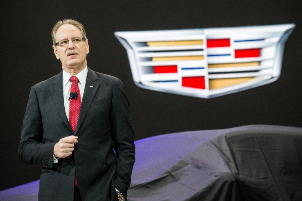 Johan de Nysschen at the Cadillac XT5 launch