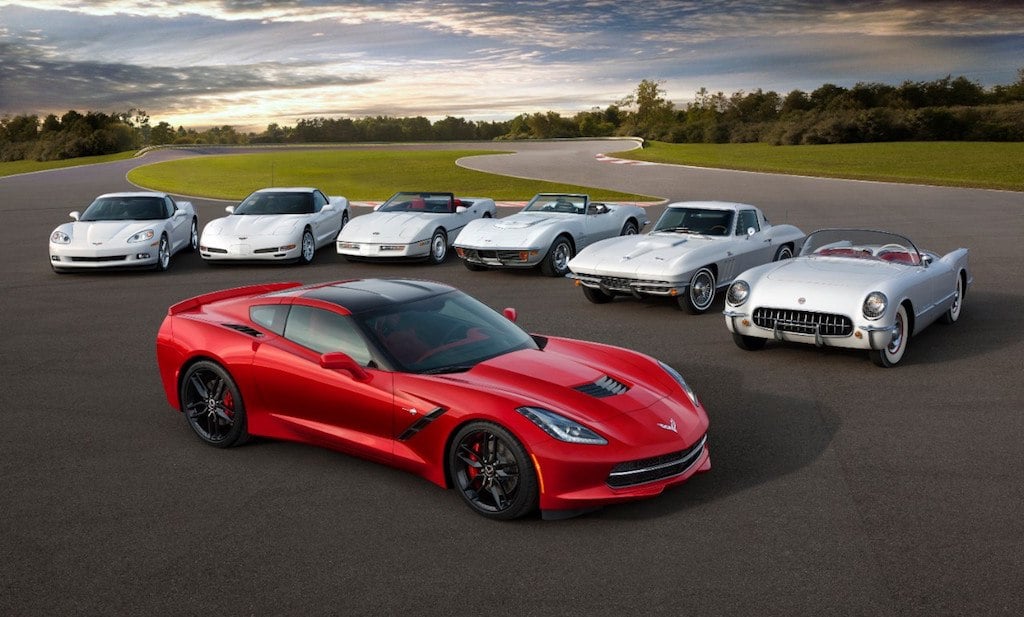Corvette generations 1953-2015
