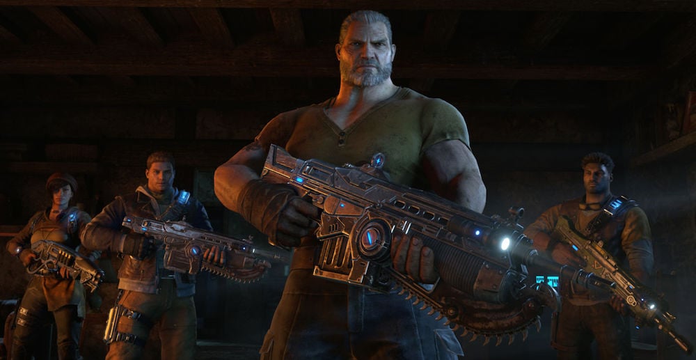 The team in Gears of War 4