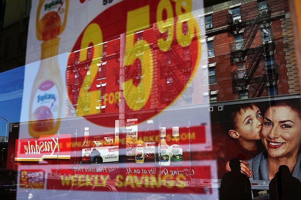 sale in a grocery store