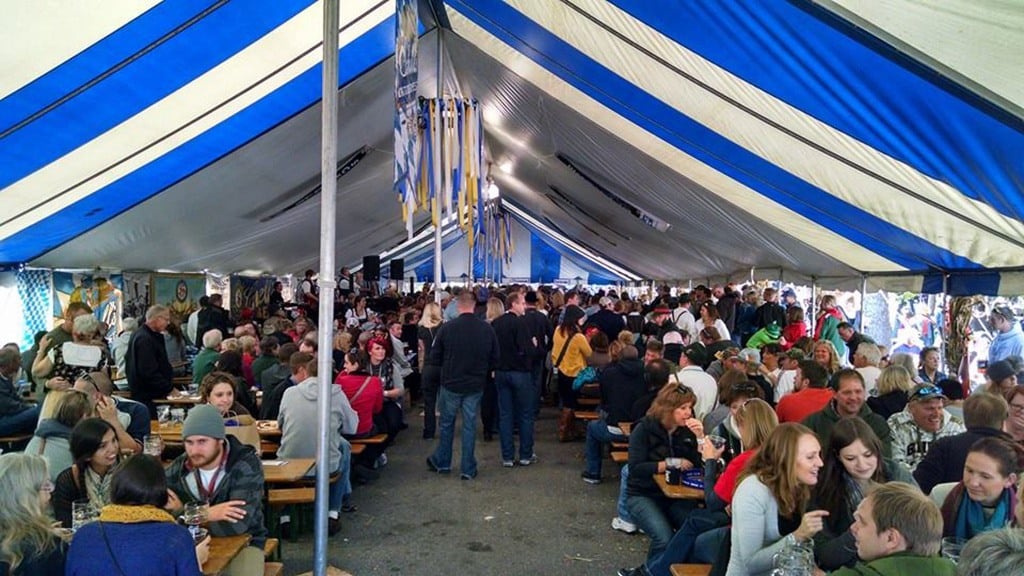 one of the tents at New Ulm Octoberfest