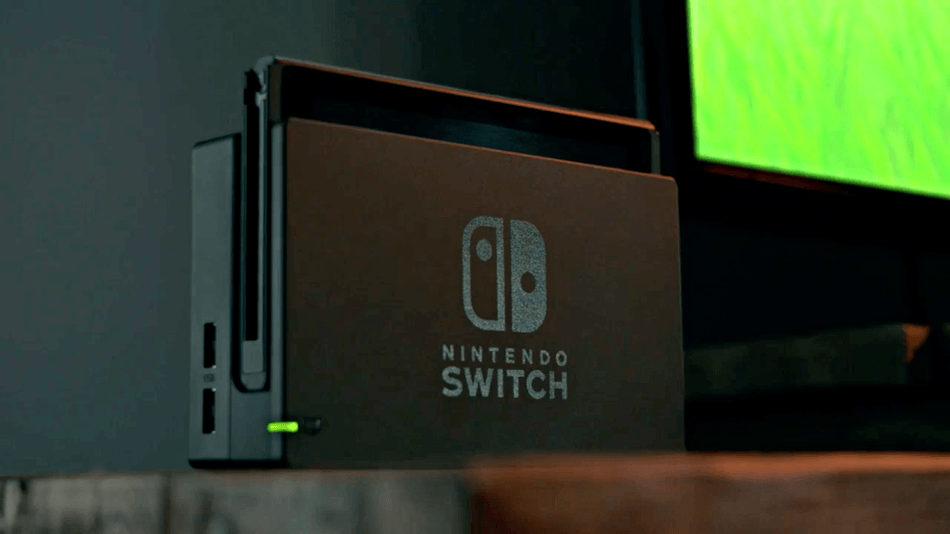 Nintendo Switch in base station