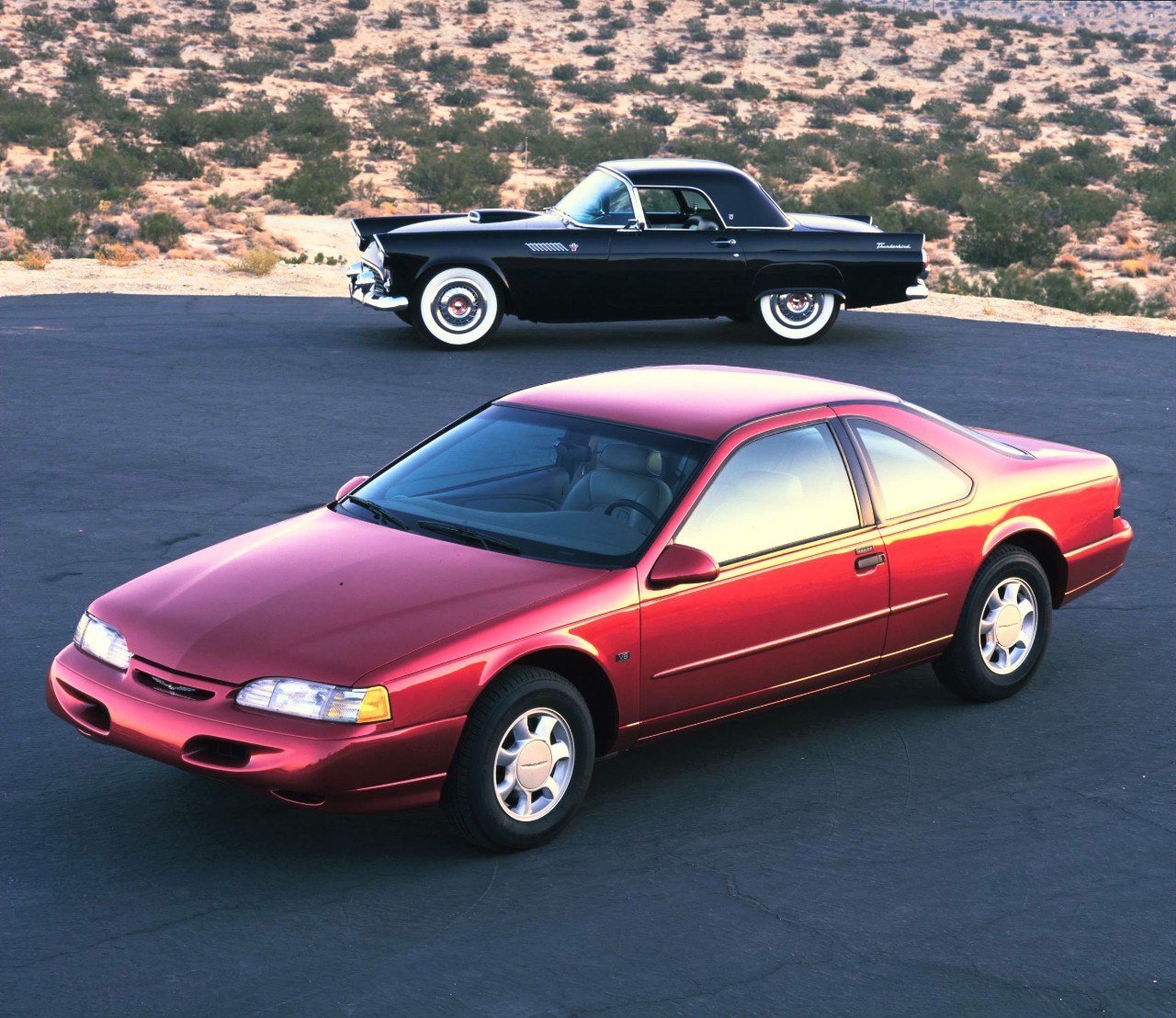 1955 and 1995 Ford Thunderbird