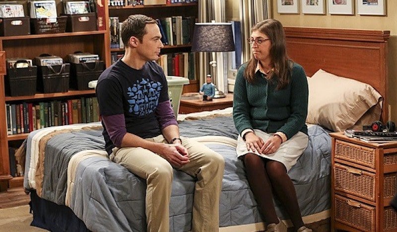 Sheldon and Amy on The Big Bang Theory