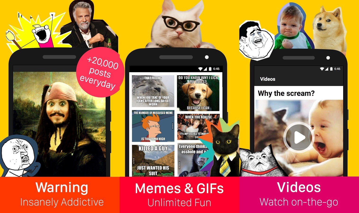 9GAG - funny apps for Android and iOS