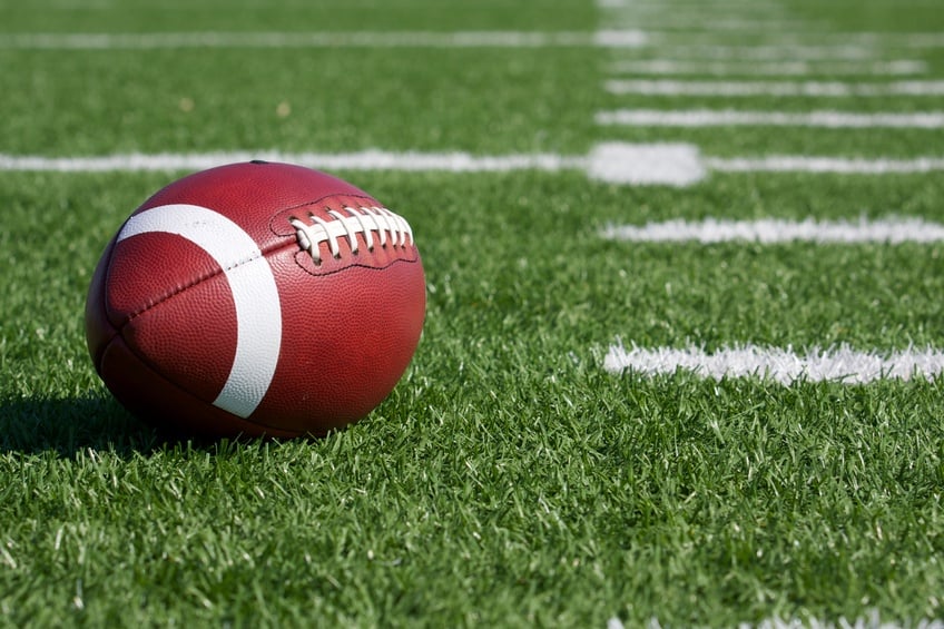 Football on a field