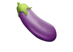 Aubergine emoji