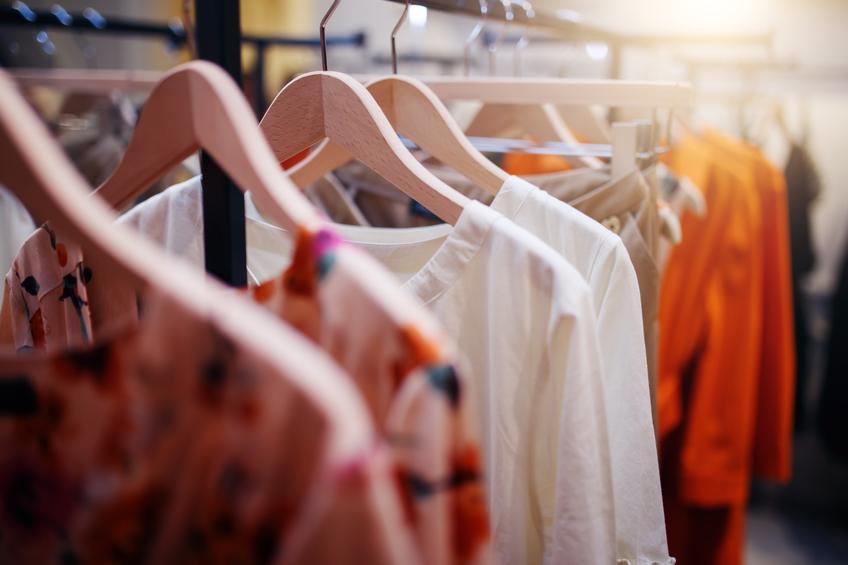 Clothing on hanger