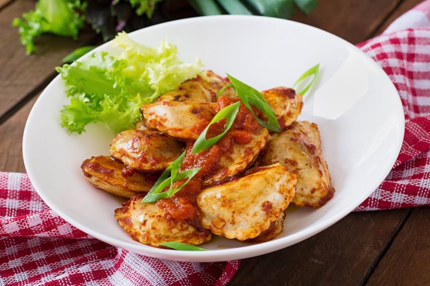 ravioli with tomato sauce