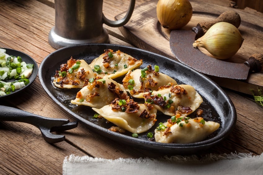Dumplings with meat