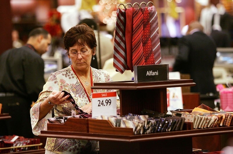 A Macy's shopper