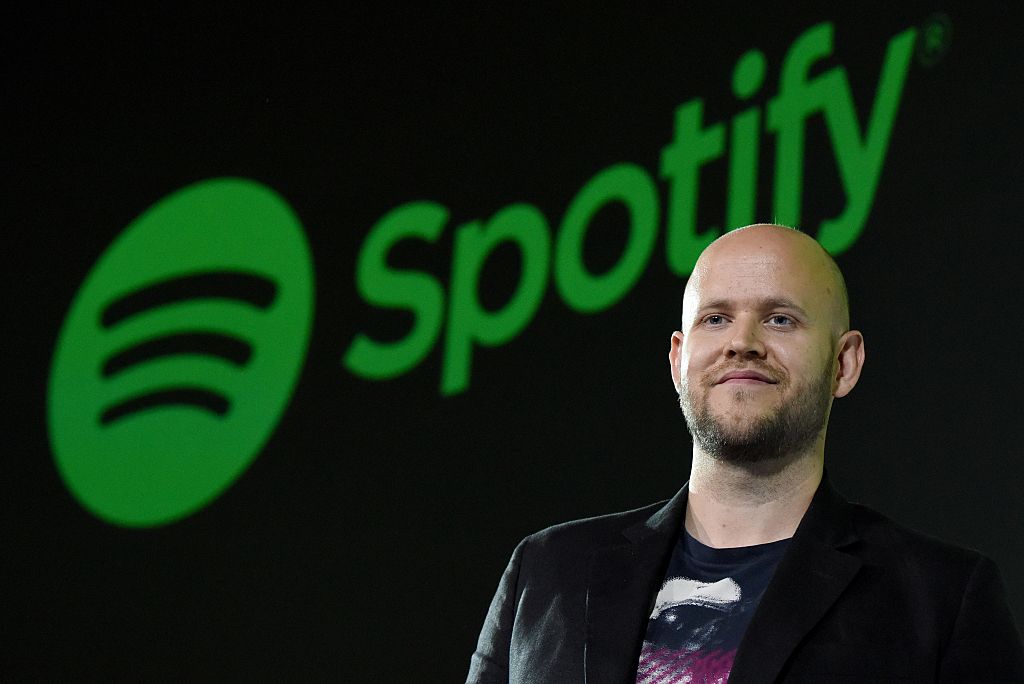 Daniel Ek, CEO of Swedish music streaming service Spotify