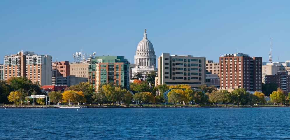Madison, capital city of Wisconsin, USA